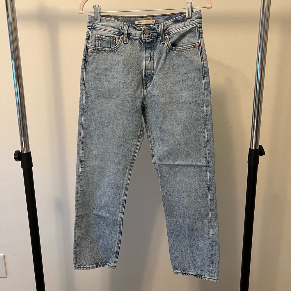 Levi’s Premium Wedgie Straight Fit Jeans - Montgomery Baked wash